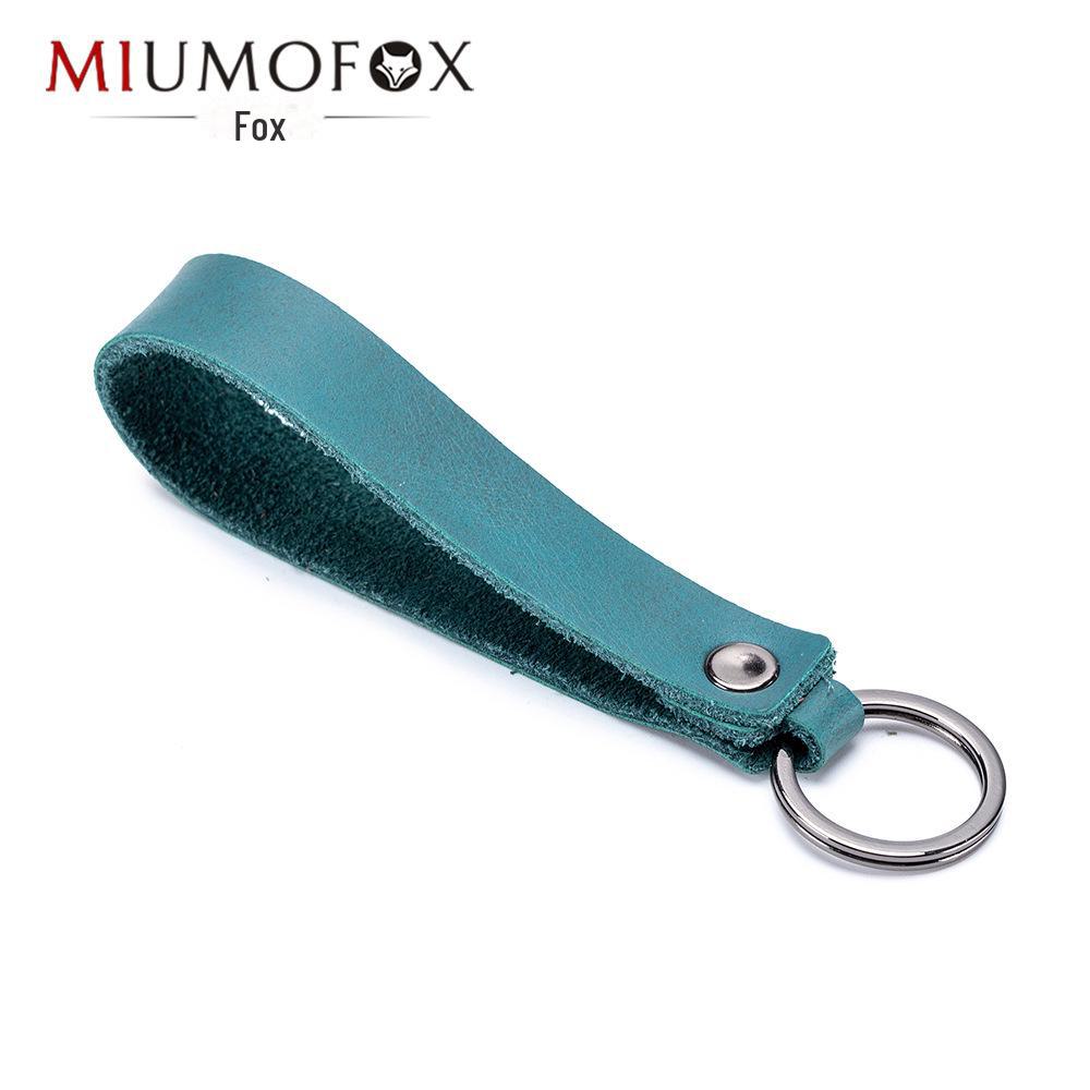 Vintage Leather Buckle USB Lanyard Keychain - Unisex Retro Jewelry Gift