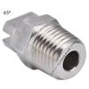 2pcs Stainless Steel Stainless Steel Sprayer 65 Degree Wide Coverage Sprayer Fan Nozzle  Rain Test