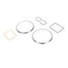 Speedometer Bezel Trim Speedometer Gauge Rings Trim for MKIV 1997-2003 Automotive Gauge Rings Bezel Set