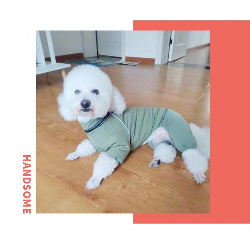 Warm Cotton Pet Dog Coat Winter Jacket Small Medium Large Breeds Teddy Bichon Pomeranian Four Legs