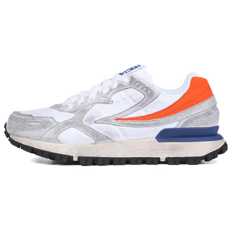 FILA Zagato Washing Comfortable Versatile Low-Top Lifestyle Casual Shoes Unisex sneaker Gray White 1RM01579D_817