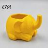 Desktop Storage for Pens 3D Printed Elephant Pen Holder, Minimalist Organizer Office School Supplies, Tidy Makeup Brush Cute Animal Stationery
