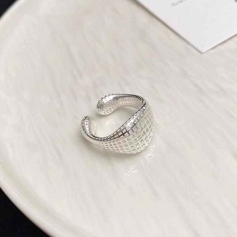 Foxanry Hollow Geometric Rings For Women Couples Minimalist Creative Classic Personality Trendy Party Jewelry Accessories Gifts