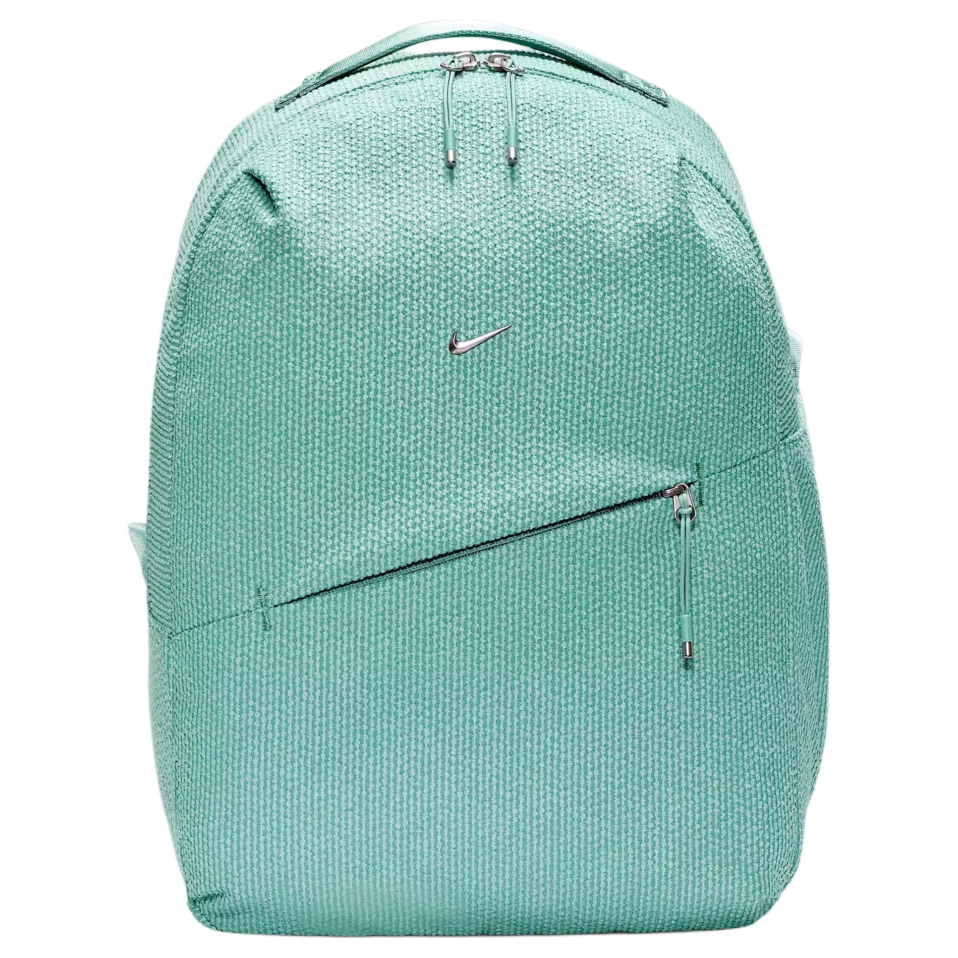 Nike Aura Classic Logo Fabric Backpack Regular Unisex Couple Unisex backpack Green IB6197-017 Green