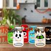 18-Pack Halloween Mason Jar Cards With 18 Clear Treat Bags – Halloween Party Favors For Kids, Trick-Or-Treat Goodie Bags