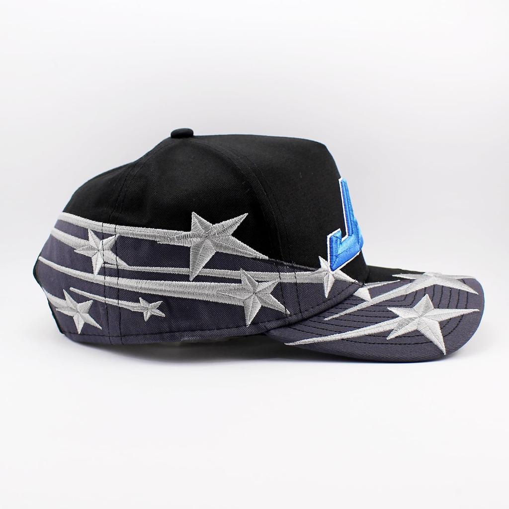 New Era 9FORTY Snapback Cap In Collaboration with the UFC JON JONES SNAPBACK CAP Adjustable Size for Men and UFC. A-FRAME BLACK. Women. [Used]