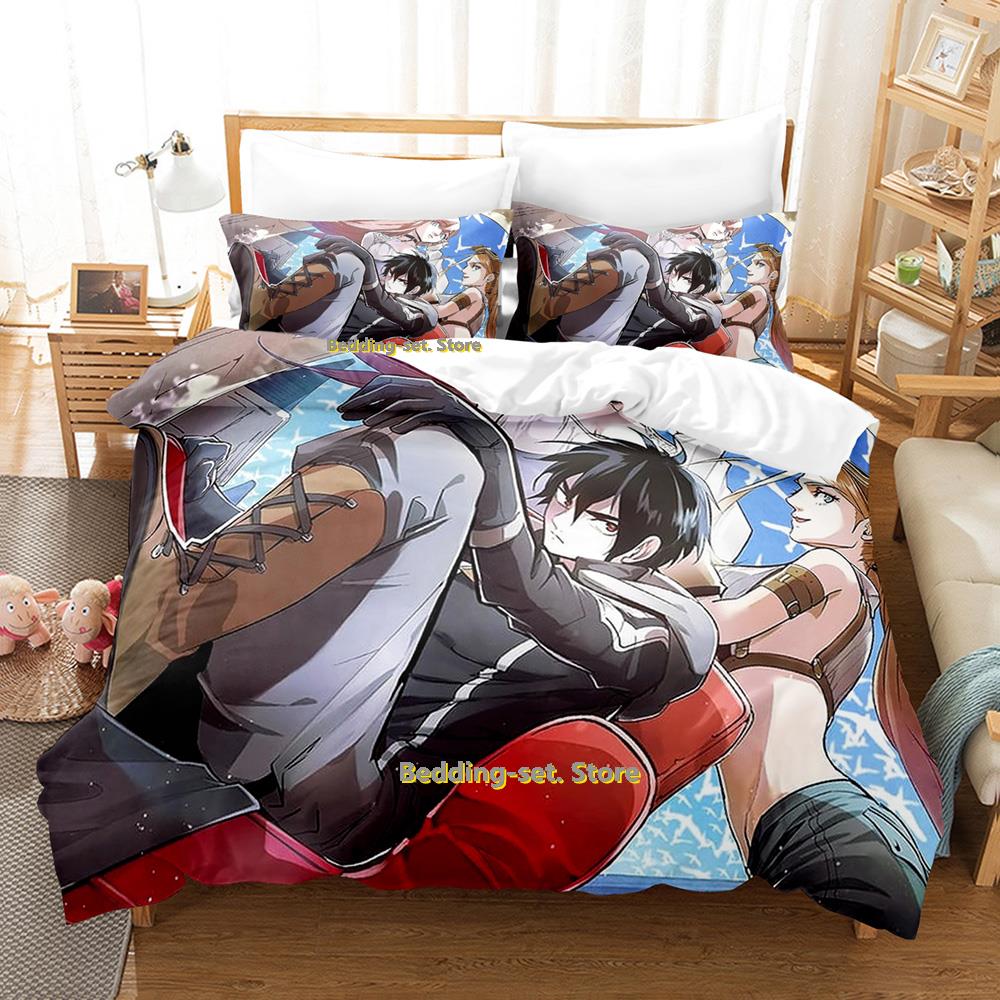 The Kingdoms of Ruin Beding Set Carton Anime Thre-piece Set Adult People Kid Bedrom Thre-piece Suits 3D Kawai Colcha De Vera