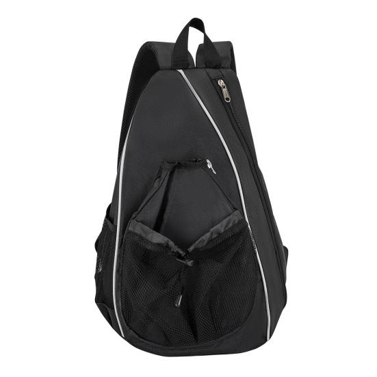Pickleball Backpack for Men Women Adjustable Crossbody Sling Pickleball Paddle Bag with Water Bottle Holder for Tennis Pickleball Gears