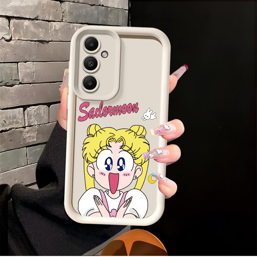 

Case for Samsung Galaxy A16 A11 A14 A50 A04 A17 A05 A20 A06 A13 A30 A15 A12 A07 Phone Cover Cartoon Sailor Moon Galaxy A13 5G
