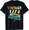 Καλοκαιρινή Ανδρική Μπλούζα T-shirt Vintage 1979 Εκτύπωση T-shirts Oversized T Shirt Top Ανδρικά Ρούχα Εξωτερικού Χώρου Streetwear Κοντομάνικο Πουλόβερ