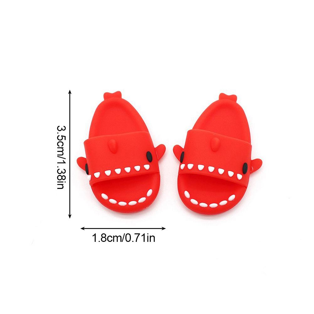 For Labubu Shoes Suitable for 17cm Cotton Dolls Shoes Slipper Toys Casual Sandal Dolls Accessories DIY Doll Toys