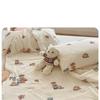Luowei Cherry Bear Ice Silk Baby Summer Quilt