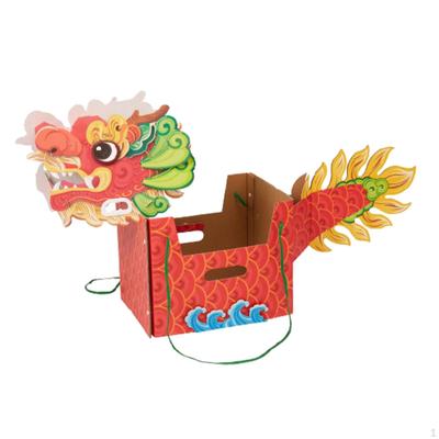 Decorazione Drago di Carta Cinese Anno Ornamenti Tradizionali Set Fai da Te Giocattoli
