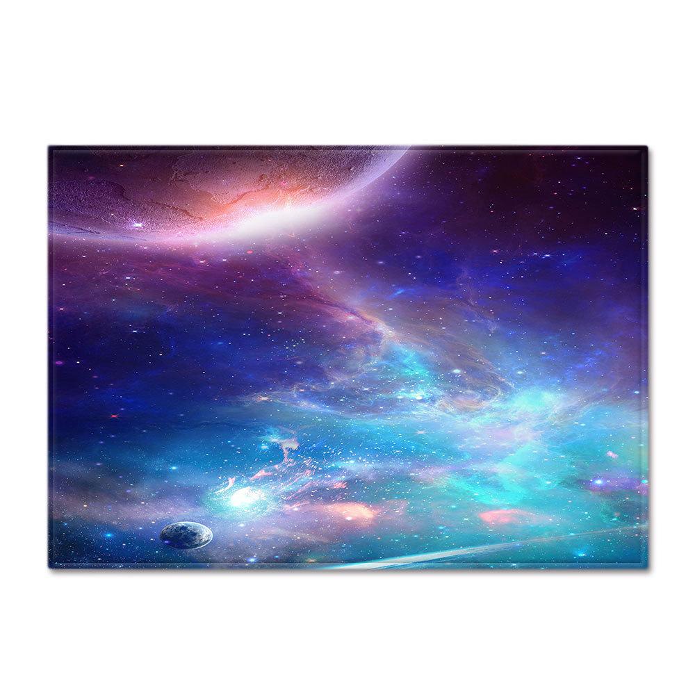 Gradual Change Large Carpet Feather Wind Bedroom Floor Mat