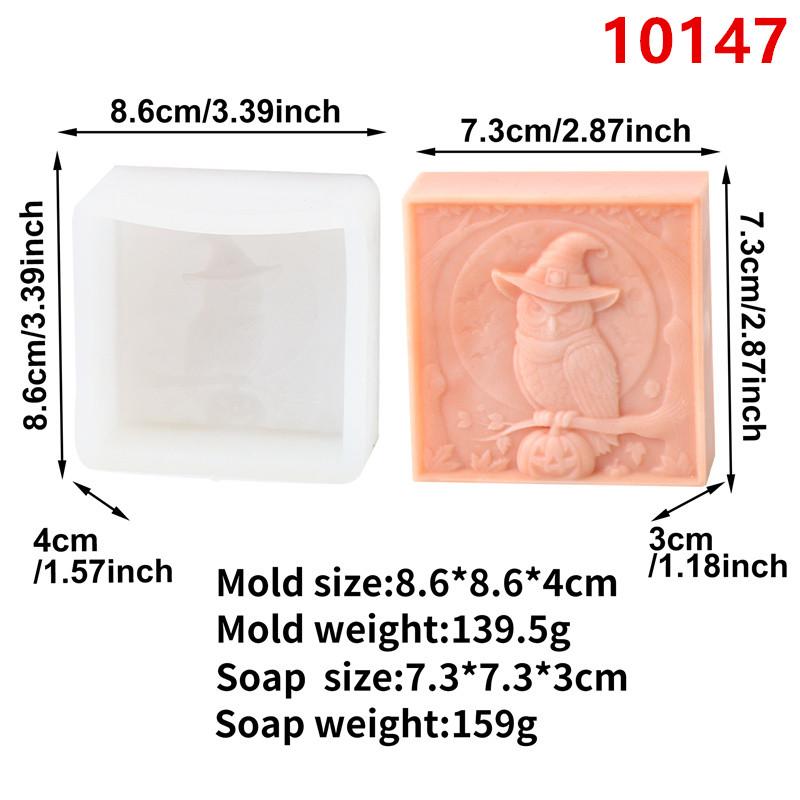 3D Owl Shaped Soap Silicone Mold Diy Cute Little Animal Owl Cake Mold Candle Making Supplies Handmade Soap Plaster Resin Mold