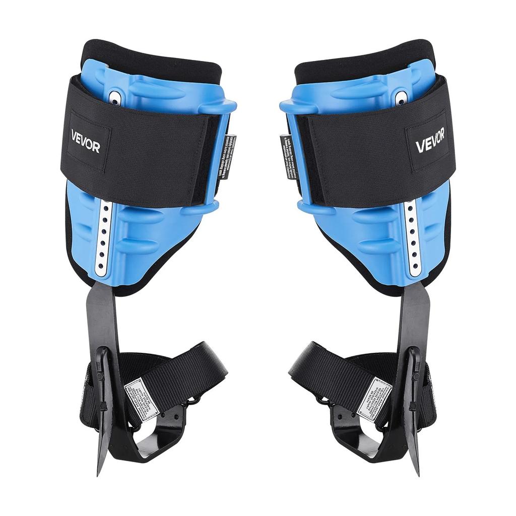 VEVOR Tree Climbing Spikes, Height-Adjustable Tree Climbing Gear with Straps & Padding Cushion, 159 Kg Load Capacity