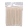 Nail Art Kit: 100 Orange & Beech Wood Sticks (11.4 cm) for Nails and Cleaning