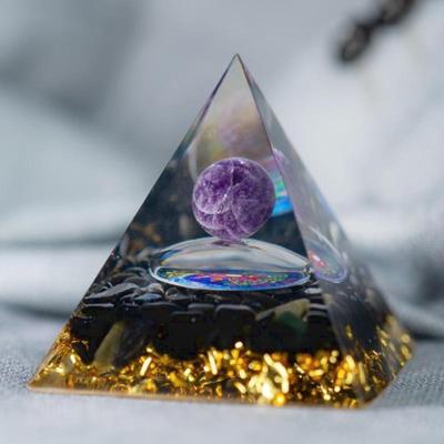 Cristale Vindecatoare Pietre Chakra Protecție EMF Piramidă Orgonă Reiki Energie Meditație Piramidă Pentru Energie Pozitivă Cu Cuarț
