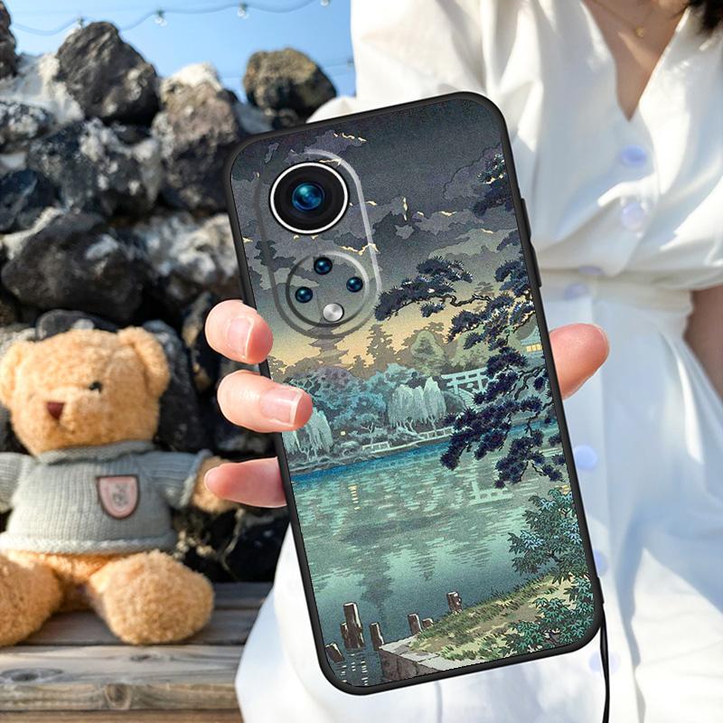 Ukiyo-e Japanese Style Art Case For Honor Magic 7 5 6 8 Pro 200 400 50 70 90 Lite X9a X9b X9c X9d X8b X8c Win RT Cover