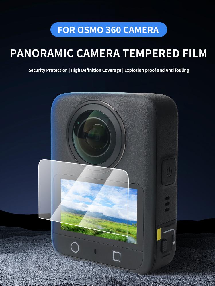 Screen Protector Anti-Fingerprint High Hardness Tempered Glass Anti-Scrach Tempered Glass Protector for DJI OSMO 360 Accessories