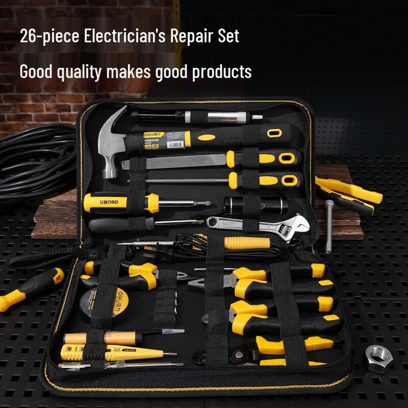 Deli 26-Piece Electrician Tool Set