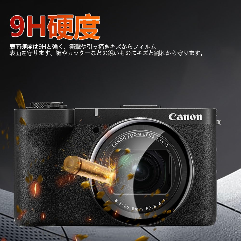Canon PowerShot V1 Camera Lens Protective Film Asahi Glass 9H UV Filter Lens Protector Filter for Lens Highly and Optical Glass Film for Canon