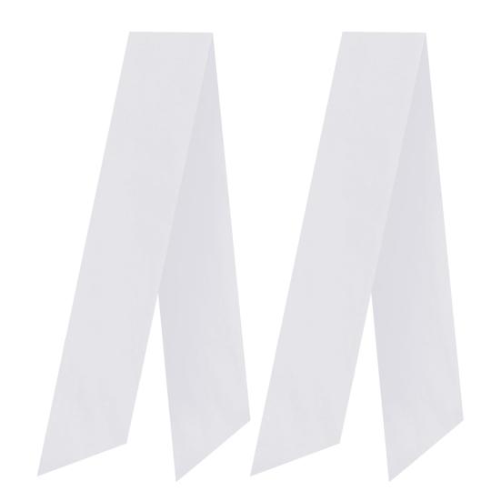 2 Pcs Christmas Velvet Wreath Sash for Front Door Blank Plain Garland Sash Accessories for Anniversary Wedding Party Indoor Outdoor Home Decor