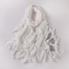 Long Silk Like Scarf Rhinestone Decor Ethnic Headscarf Non Wrinkling