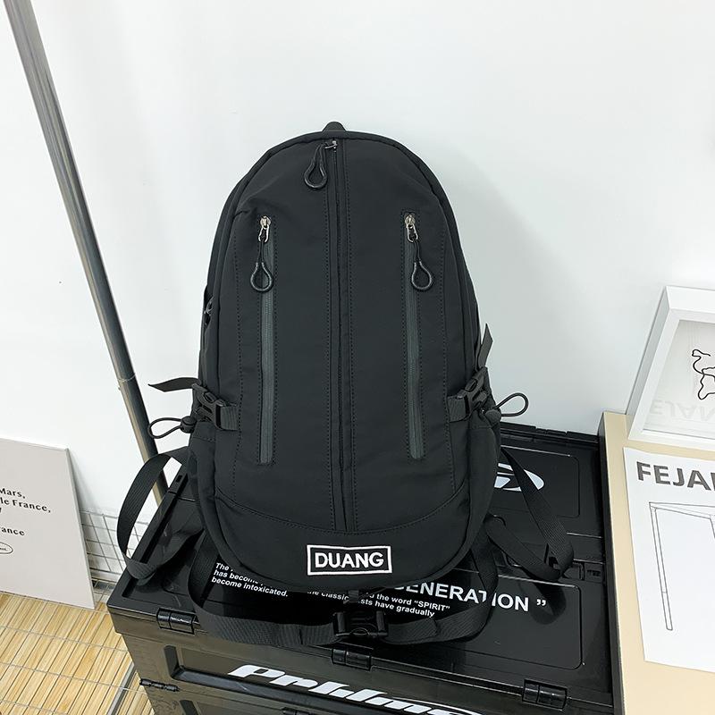 

Вышивка, сумка для альпинизма на открытом воздухе, мужская и женская сумка для кемпинга и велоспорта, большой вместимости, дорожный рюкзак, студенческий компьютерный школьный рюкзак чёрный