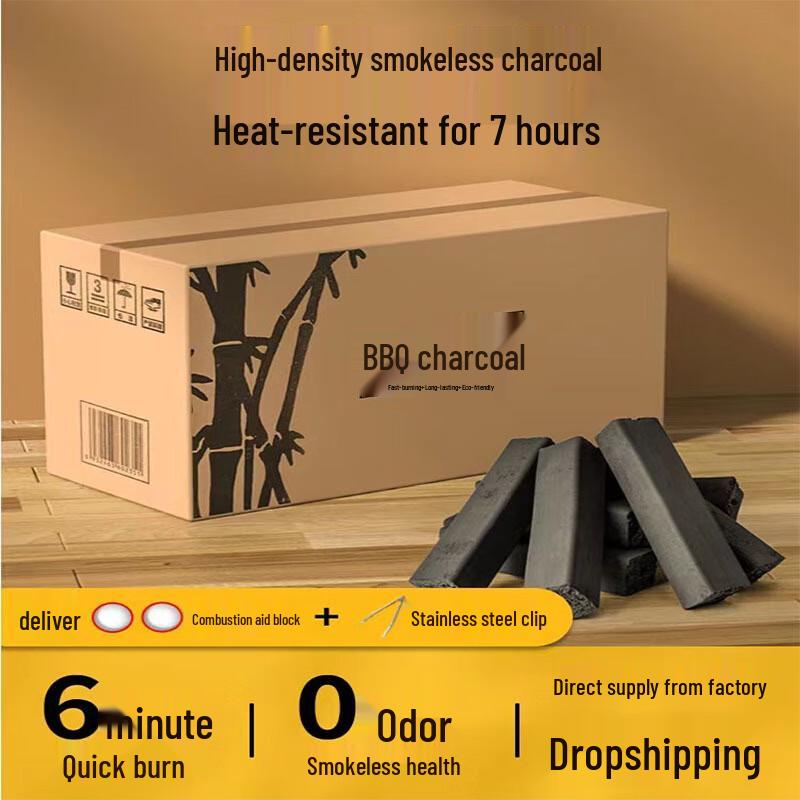 Bingyao 5 kg bezdýmné BBQ uhlí