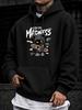 Unisex Hoodie, Halloween, Enjoy The Madness Cartoon Bear Skateboard Graphic, Pullover Sweatshirt, Streetwear Urban Style, Autumn Winter Casual Wear, F