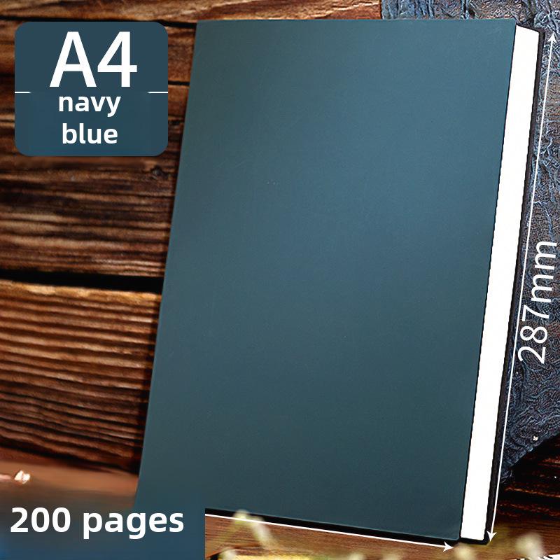 

Деловой блокнот из утолщенной овчины с индивидуальным логотипом — доступен в форматах A4, A5, B5, с горизонтальными линиями.