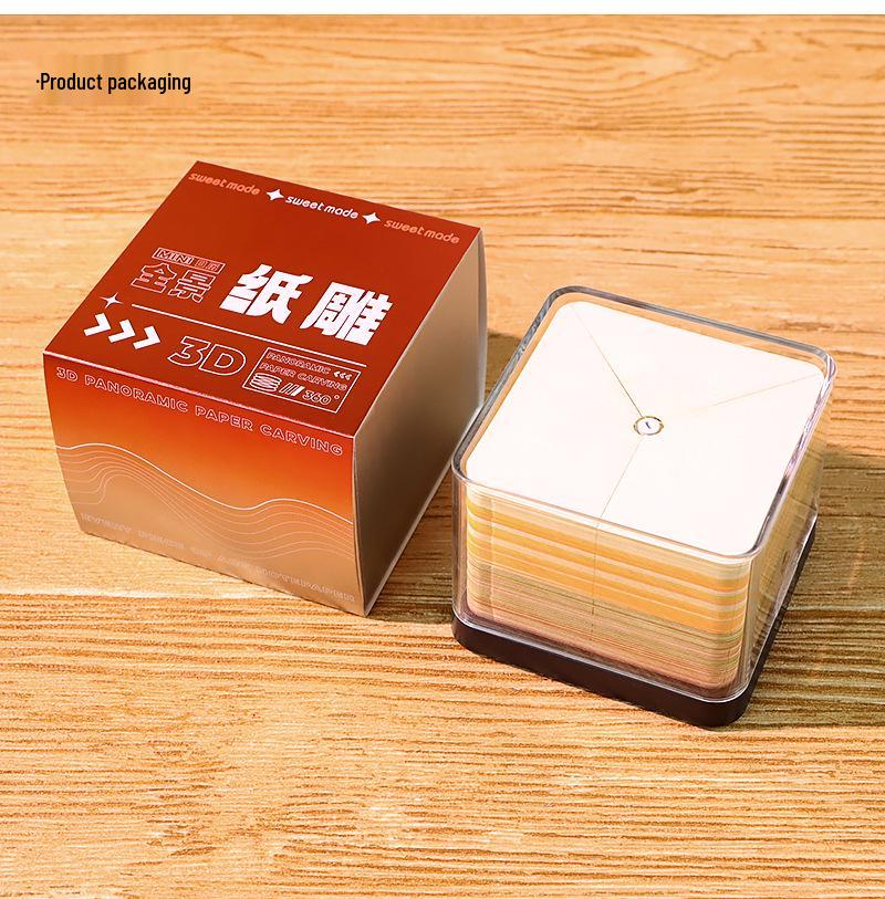 2026 Laojun Mountain 3D Paper Sculpture Tear-Off Calendar and Memo Pad Ornament, Perfect Cultural and Creative Gift for Company Annual Meetings.