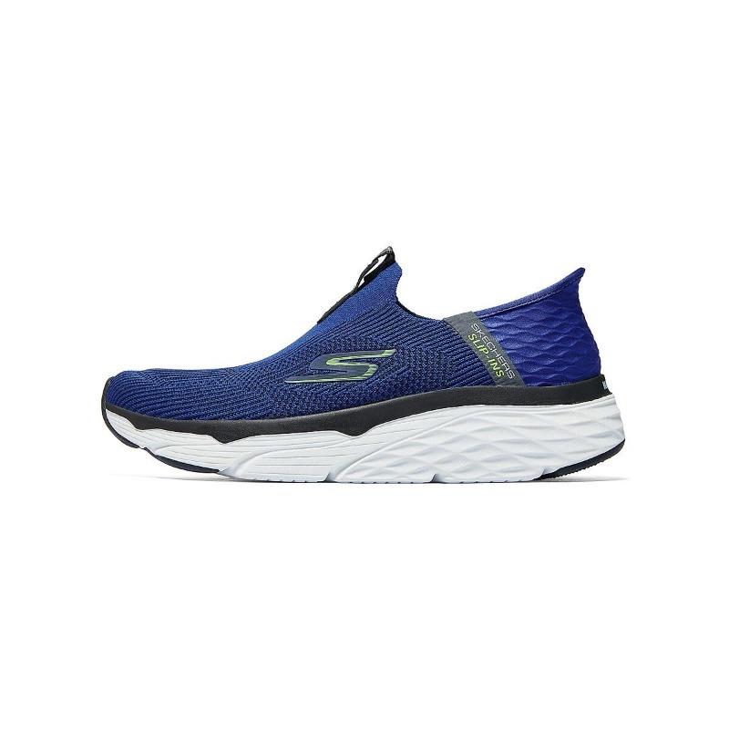 Skechers Slip Ins Men Blue Low Top Running Shoes Trendy Sporty Wear Resistant 220389-BLBK 42.5