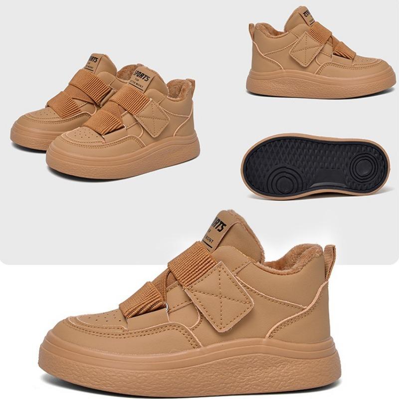 Teplé bavlněné boty v korejském stylu Dětské protiskluzové boty Chlapecké módní ležérní boty