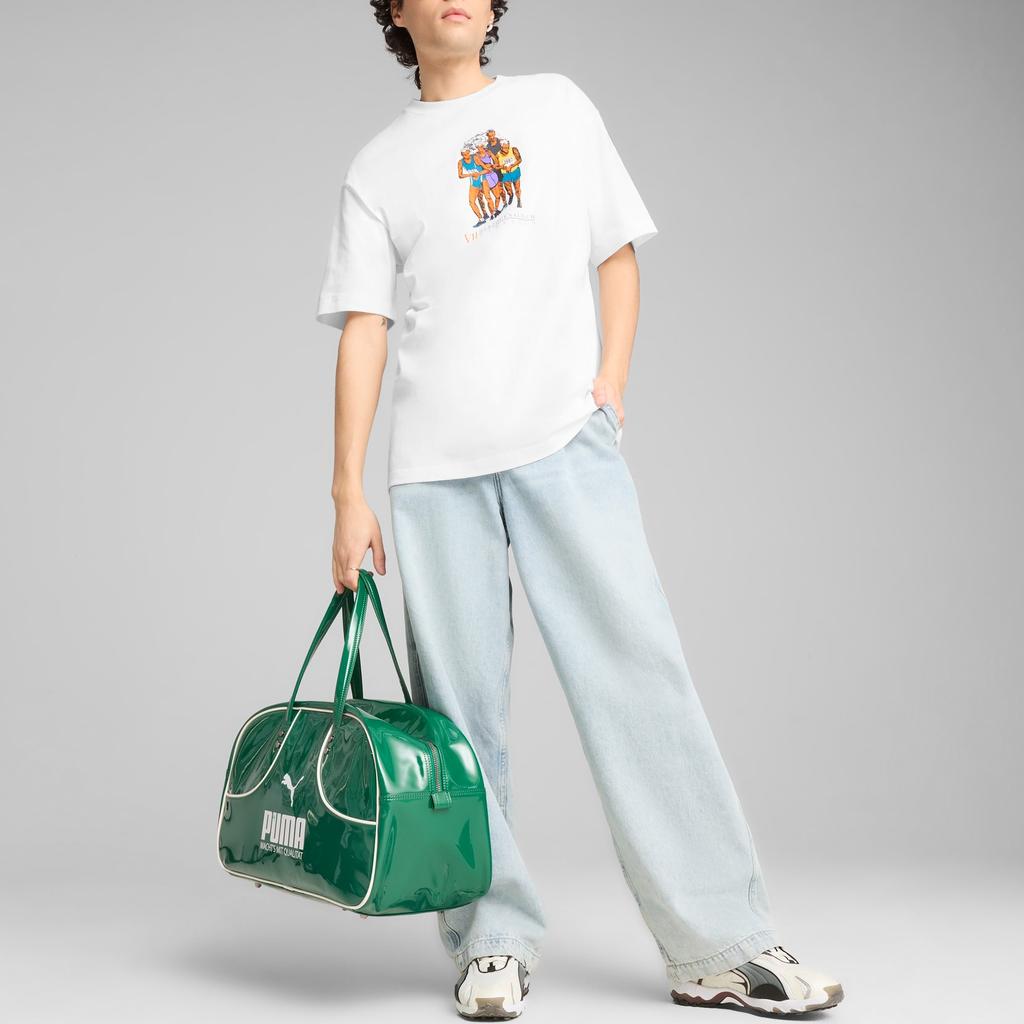 PUMA GRAPHICS MARATHON T Shirt Unisex White 629413-02