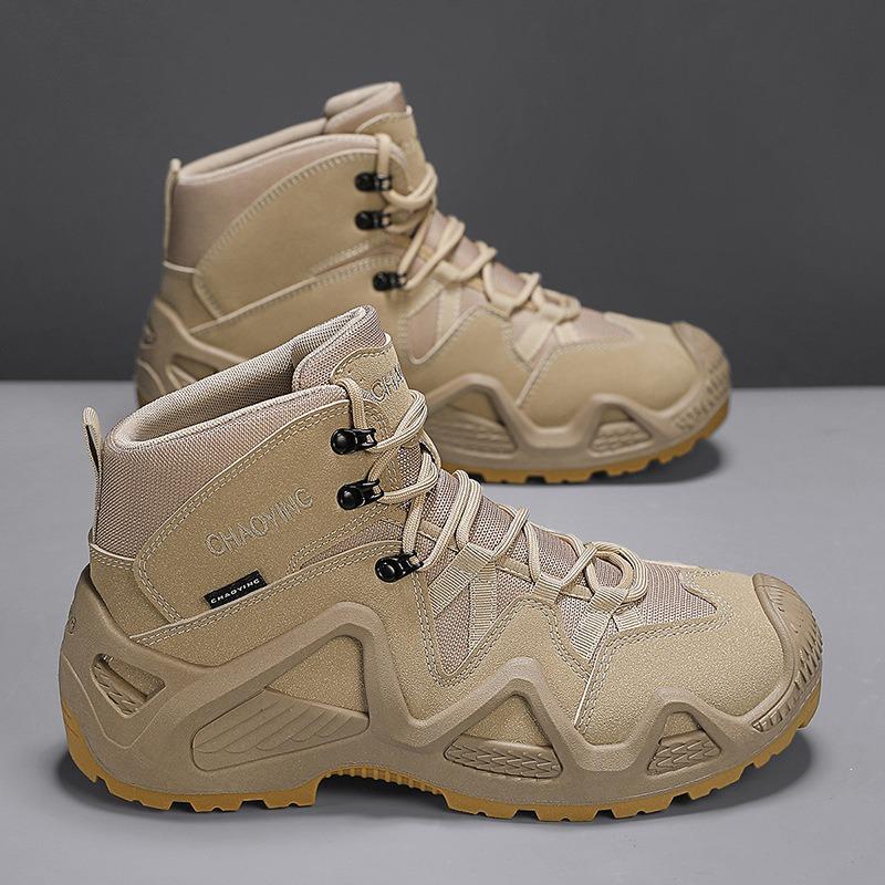 High Top Martin Mountaineering Trend Tooling Shoes Fashion Versatile Casual Men's Shoes Outdoor Hiking Shoes