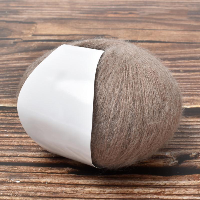 25g/Roll Solid Color Hand Knitting South African Mohair Yarn DIY Luxury Yarn For Crocheting Multiple Options Available