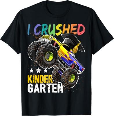 Ich habe den Kindergarten Monster Truck Abschluss Geschenk Jungen T-Shirt gerockt