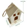 Wooden Mini Bird Cage Outdoor Hanging Birdhouse Box Wooden Bird Parrot Nest Bird Products Garden Bird Cages Home Yard Decoration