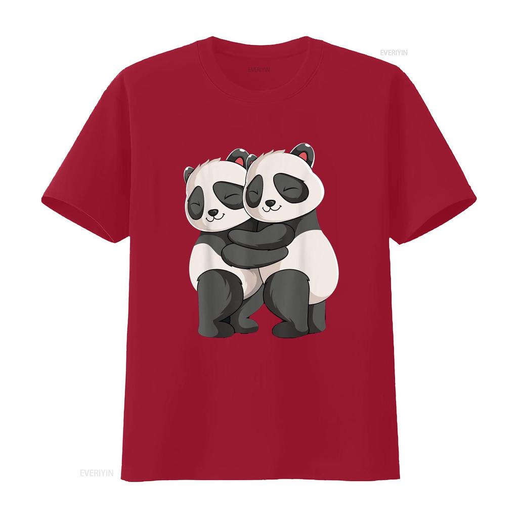 Panda Lover Kids Girls Women T Shirt vintage Washed Casual Top For Everyday Wear fashion graphic Versatile designer clothes