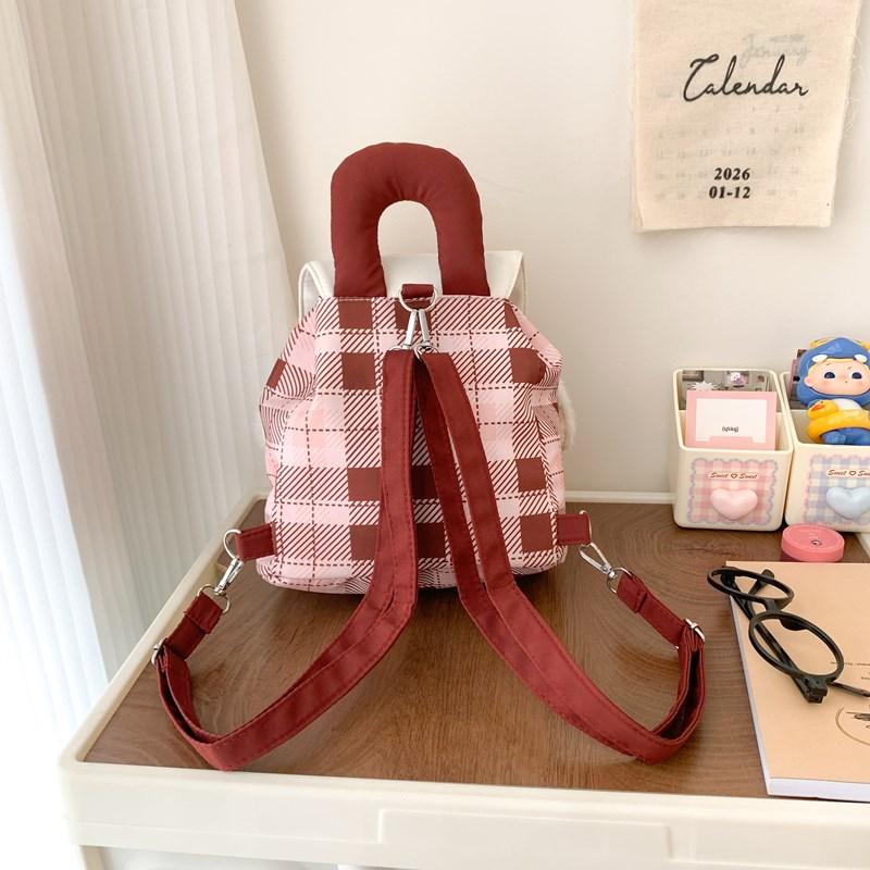 Cartoon Plush Puppy Backpack Patchwork Women's Backpack