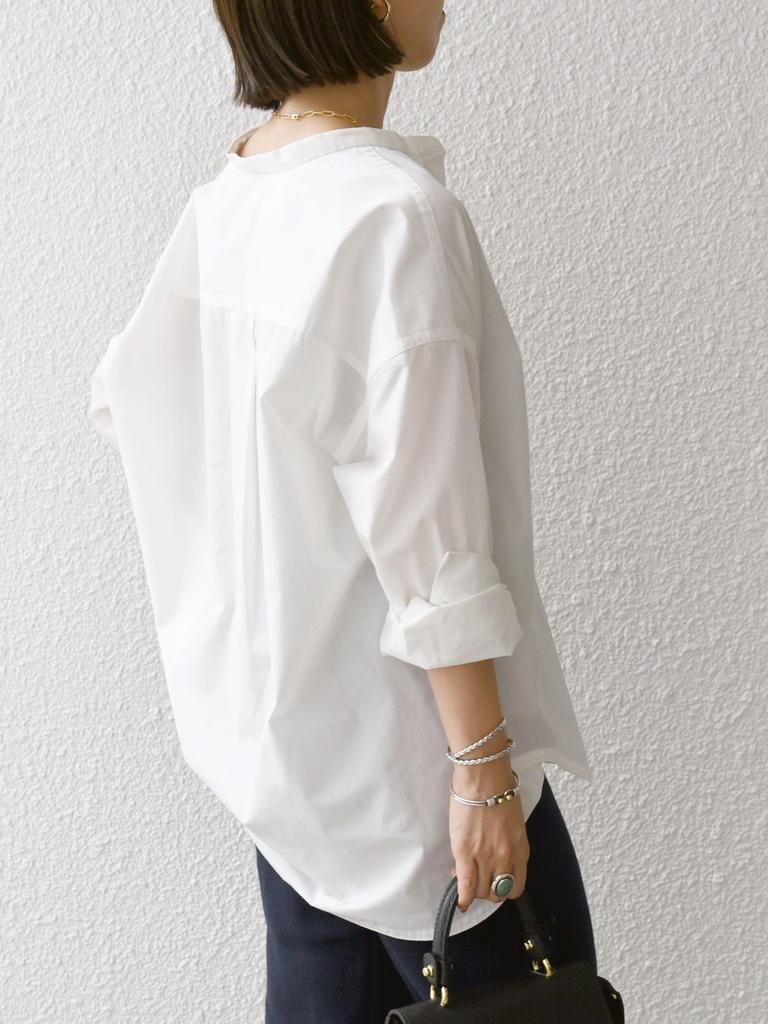 Ships Any Machine Washable REPREVE Band Collar Shirt 721140064 White Size 36
