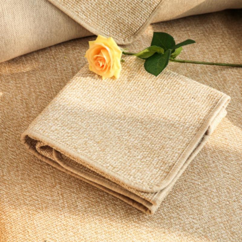 

Four Seasons Sofa Cushion Cotton Linen Summer Fabric Modern Burlap Cover Universal Case JUEoth Simple Design 50*70