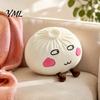 Christmas Elf Plush Decor Cute Dumpling Pillow, Steamed Bun Stuffed Toy, Soft Lazy Fluffy PP Cotton Throw Pillow Sofa Cushion, 28/40cm Home