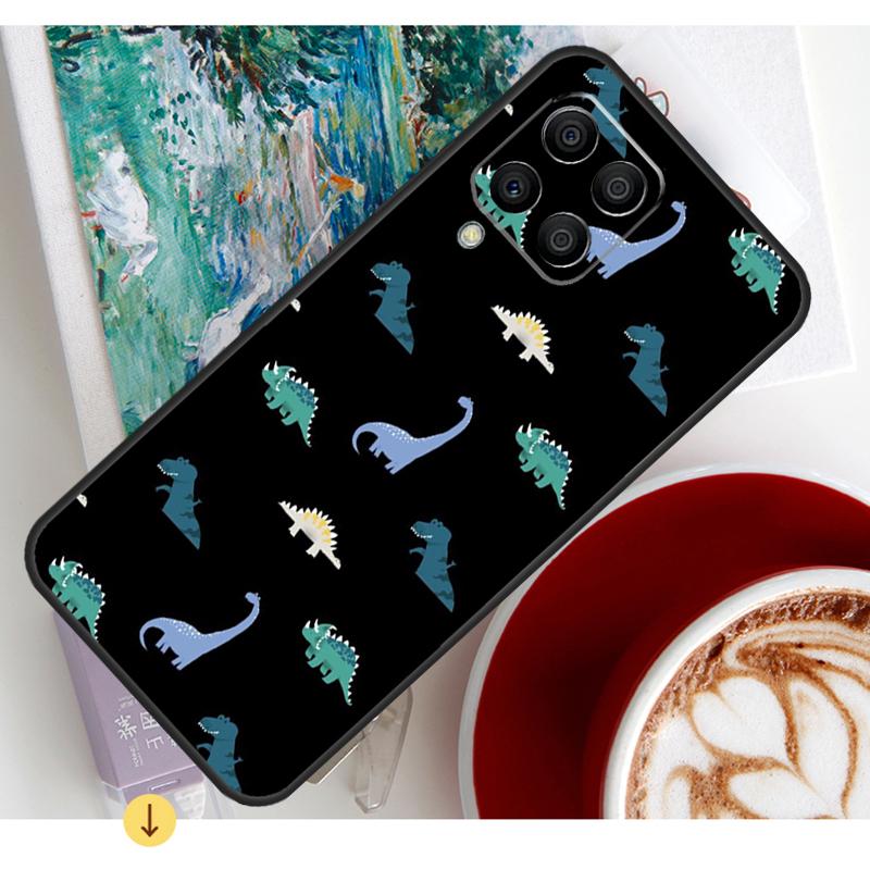 Dinosaur Pattern Case For Samsung Galaxy M13 M16 M11 M21 M31 M20 M23 M54 M14 M34 M52 M32 M12 M36 M56 M15 M55