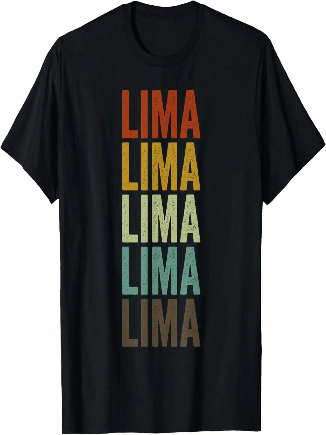 Lima Peru Retro Vintage T-Shirt S разноцветный