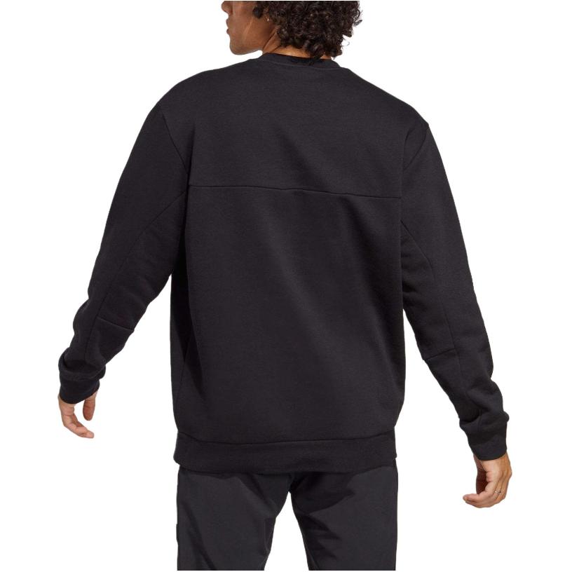 adidas Sweatshirts Men's Black Crew Neck Moderate Other HN4758