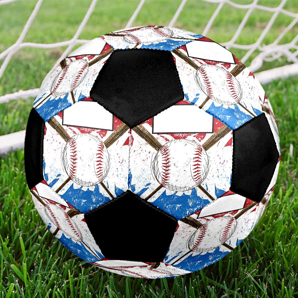Baseball Theme Size 5 Soccer Ball, Suitable for Both Indoor and Outdoor Matches, a Gift Suitable for Everyone.