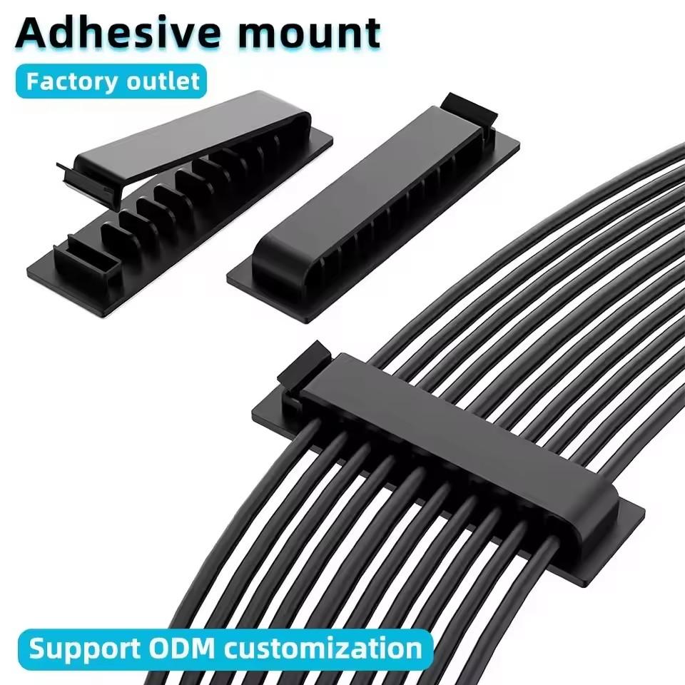 Cable Organizer Cord Management Wire Holder Flexible USB Cable Winder Tidy Silicone Clips For Mouse Keyboard Earphone Protector